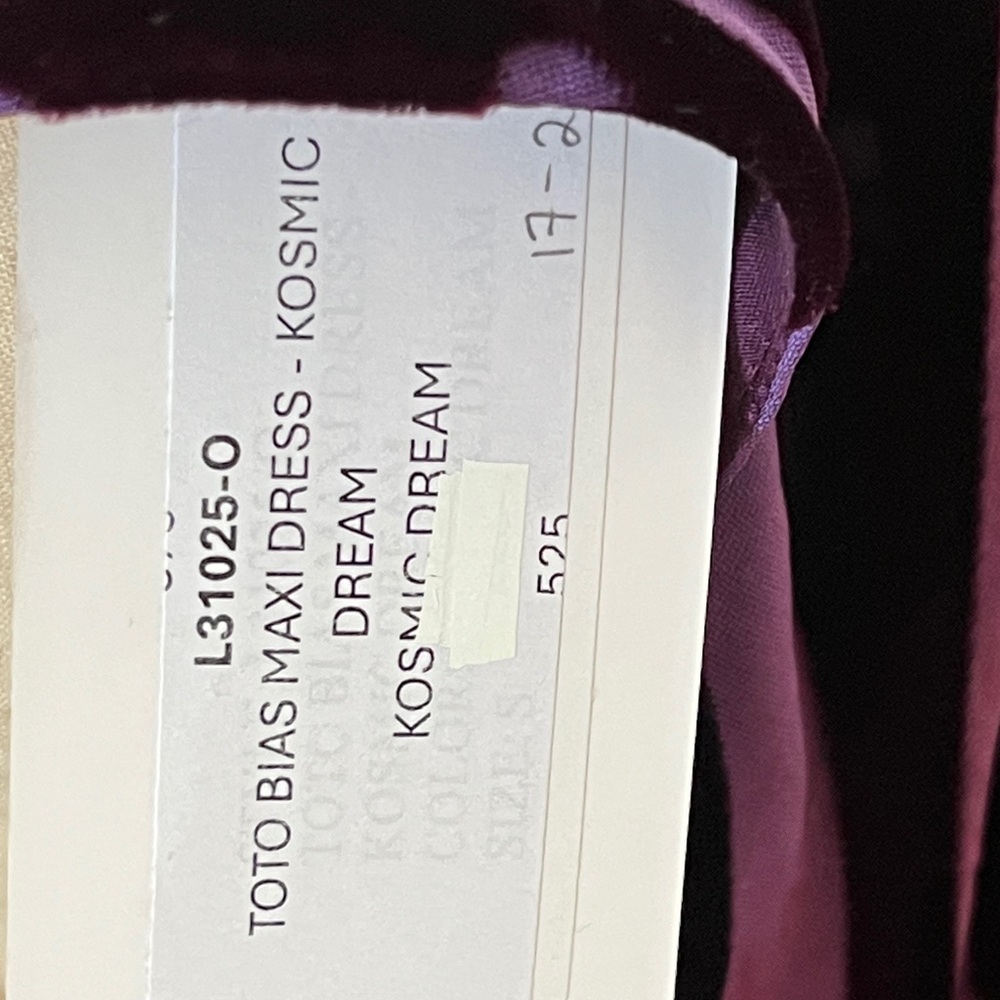 $525 Johnny Was Toto Bias Maxi Dress Size Small - CHECK OUT JOHNNY WAS WEBSITE - Picture 6 of 7